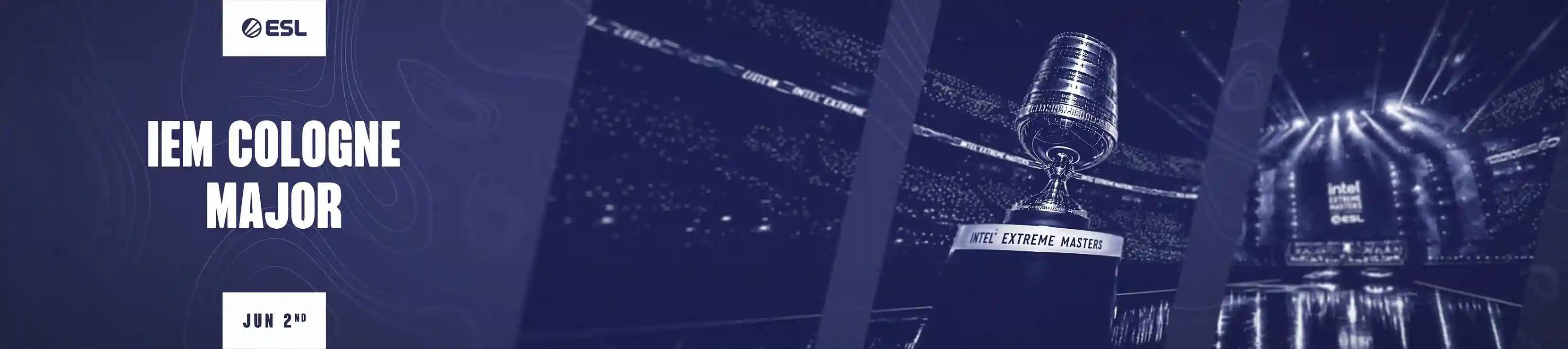Intel Extreme Masters Cologne Major esports tournament banner on Duel Sports